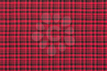The red checkered cloth background.