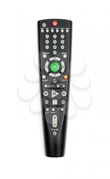 Remote control from TV, VCR, DVD, close up