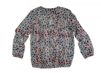 Women's blouse with a pattern. Isolate on white.