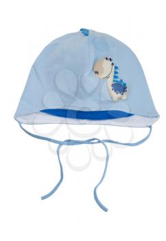 Children's fleece cap. Isolate on white.