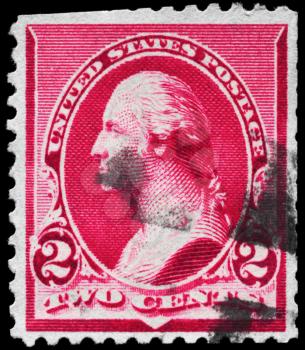 Royalty Free Photo of a Stamp From the George Washington (1732-1799) Series, Circa 1890