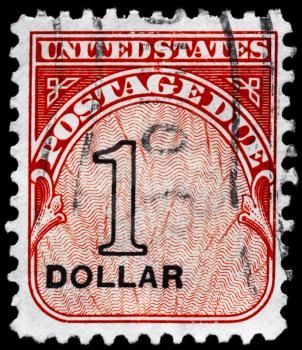 Royalty Free Photo of 1959 US $1 Stamp