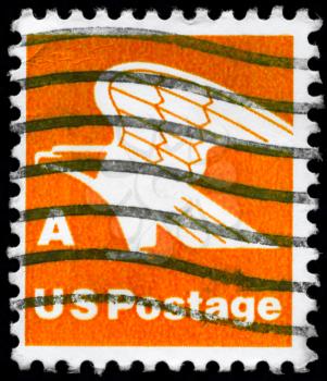 Royalty Free Photo of 1978 US Stamp Shows the American Eagle