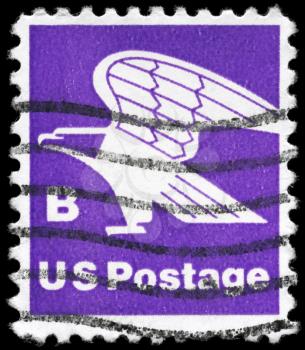 Royalty Free Photo of 1981 US Stamp Shows the American Eagle