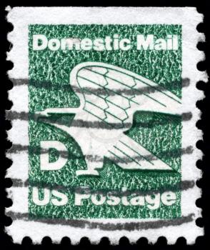 Royalty Free Photo of 1985 US Stamp Shows the American Eagle