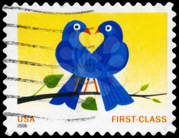 Royalty Free Photo of 2006 US Stamp Shows the Birds