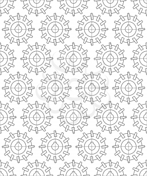 Seamless pattern of the cylindrical contour milling cutter tool