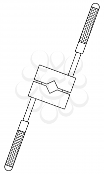 Illustration of the contour tap holder tool