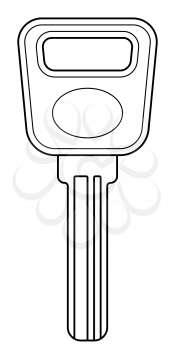 Illustration of the contour car key icon
