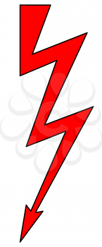 Illustration of the abstract lightning symbol