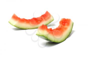 Royalty Free Photo of Pieces of Watermelon Rinds