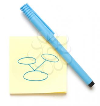 Royalty Free Photo of a Pen and Notepad