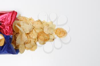 Royalty Free Photo of a Bag of Potato Chips