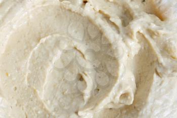 Royalty Free Photo of a Close-up of Hummus