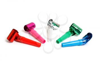 Royalty Free Photo of Party Blowers