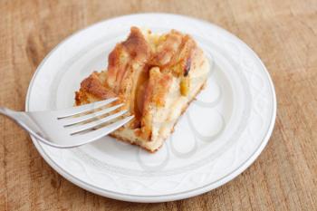 Royalty Free Photo of a Piece of Apple Pie