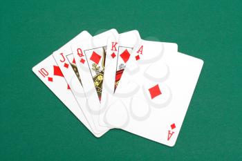 Royalty Free Photo of a Poker Hand
