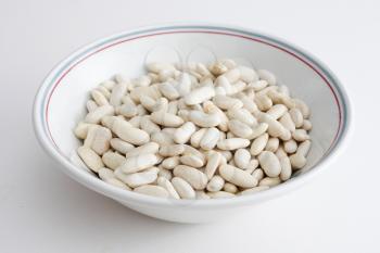 Royalty Free Photo of a Bowl of Cannellini Beans