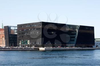 Royalty Free Photo of The Black Diamond in Copenhagen