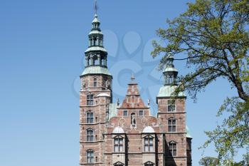 Royalty Free Photo of the Old Rosenborg Castle in Copenhagen