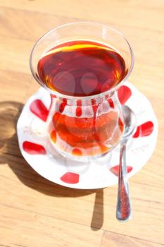 Royalty Free Photo of a Cup of Turkish Tea