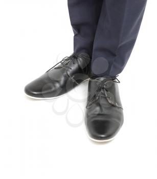 Royalty Free Photo of Black Leather Shoes