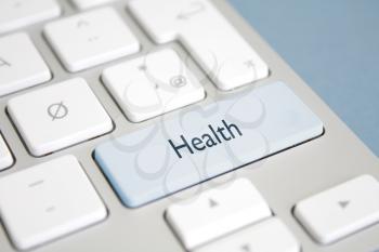 Royalty Free Photo of a Health Button on a Keyboard