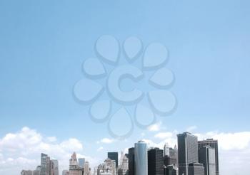 Royalty Free Photo of the Manhattan Skyline