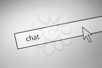 Royalty Free Photo of a Chat Box