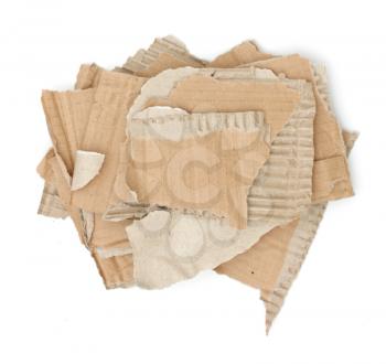 Royalty Free Photo of Pieces of Cardboard