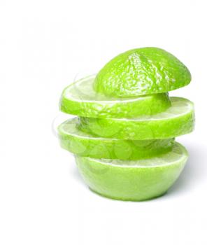 Royalty Free Photo of a Sliced Lime