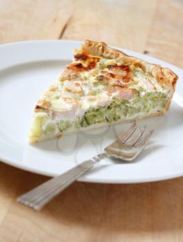 Royalty Free Photo of a Vegetable Quiche