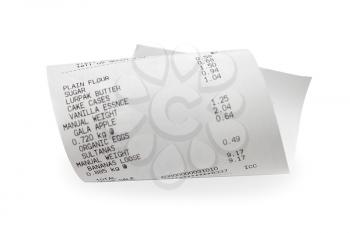 Royalty Free Photo of a Receipt