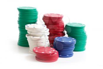Royalty Free Photo of Poker Chips