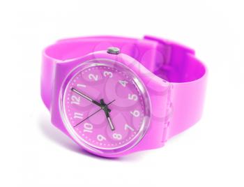 Royalty Free Photo of a Purple Watch