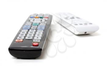 Royalty Free Photo of Television Remotes