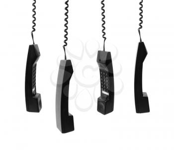 Royalty Free Photo of Telephone Receivers