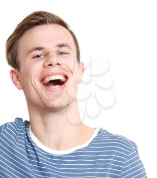 Royalty Free Photo of a Laughing Man