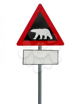 Royalty Free Photo of a Bear Crossing