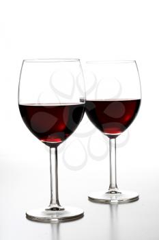 Royalty Free Photo of Glasses of Red Wine