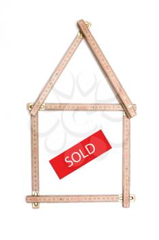 Royalty Free Photo of a Sold Property