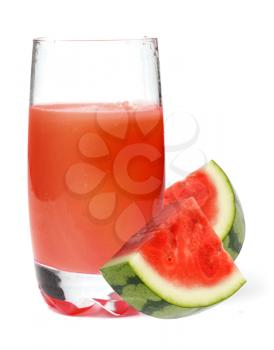 Royalty Free Photo of a Glass of Watermelon Juice