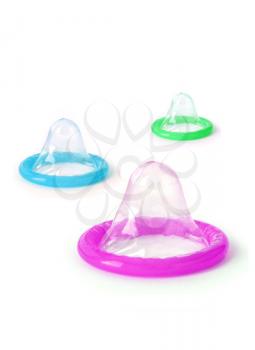 Royalty Free Photo of Colourful Condoms