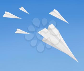 Royalty Free Photo of Paper Planes