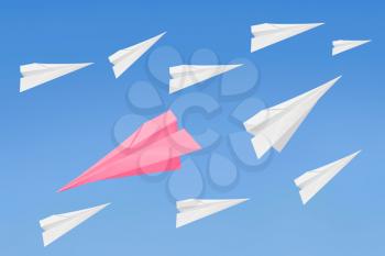 Royalty Free Photo of Paper Airplanes