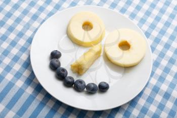 Royalty Free Photo of a Plate of Fruit