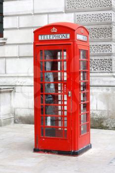 Royalty Free Photo of a Telephone Booth in London