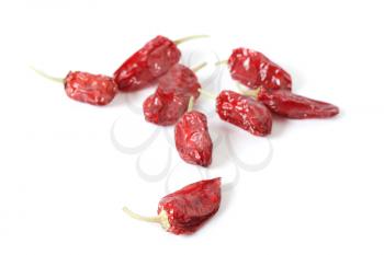 Royalty Free Photo of Dried Chili Peppers