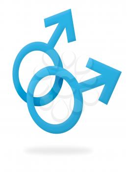 Gay male symbol