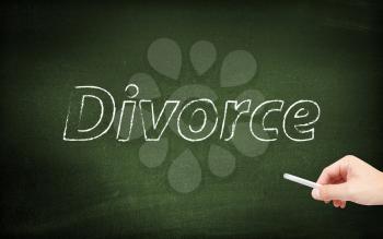 Divorce on blackboard